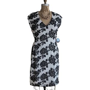 Eva Franco Black and White Lorna Dress Size 12